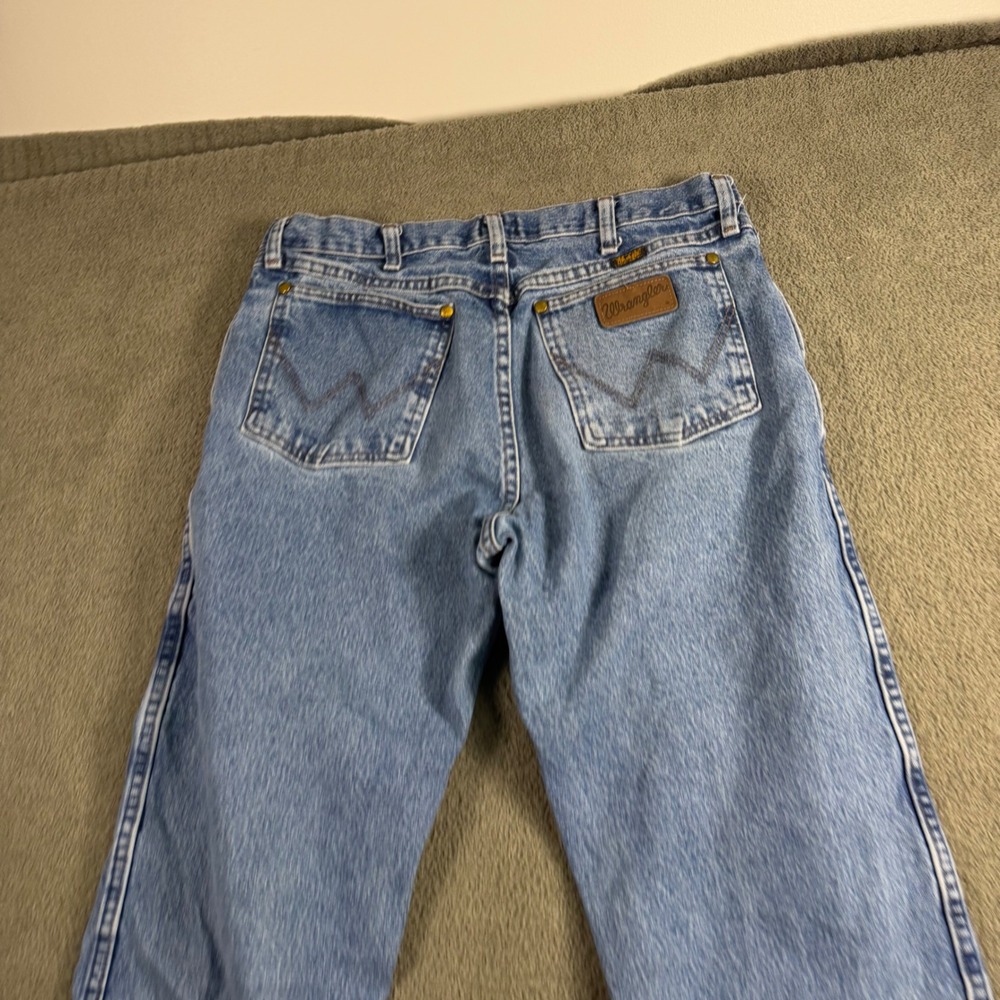 Wrangler Cowboy Cut Regular Fit Jeans Light Wash Blue 1047NWZDS Mens 33x32